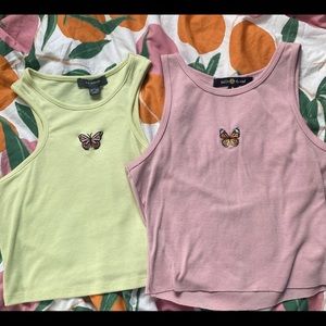 Two Butterfly Tanks 🦋💕